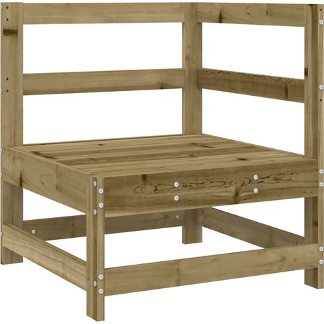 Canapé d'angle de jardin,Canapé d'extérieur,Sofa de jardin bois de pin imprégné CFW205520 (1/5)