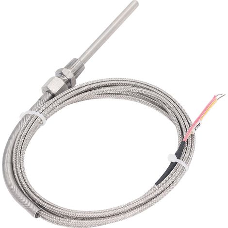 Thermoelement Typ K, 1/8 Zoll NPT, 2 m Leitung, einstellbare Federlänge, freiliegender Isolationstemperatursensor (1/5)