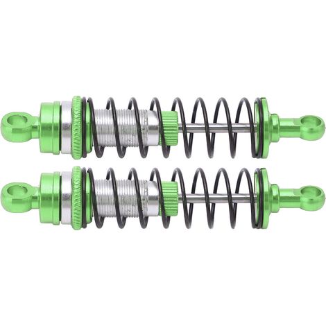 Amortisseurs avant et arrière RC réduisant les vibrations, pièces en alliage d'aluminium pour Latrax Teton 1/18, vert (1/5)