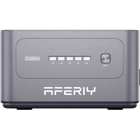 Zusätzliche Batterie - AFERIY - 2048Wh (kompatibel mit P280) - Erweiterbar auf 10,24 kWh (4x) - 4000 Zyklen, 7 Jahre Garantie