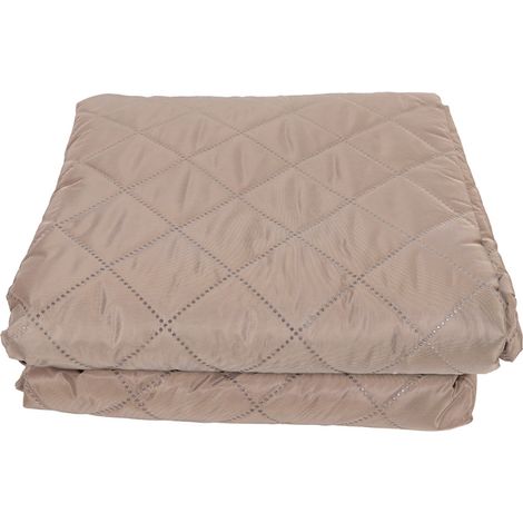 Housse de Canapé Imperméable Antidérapante avec Élastiques, Protection Meubles pour Animaux, Tissu Matelassé Café 53x190cm (1/5)