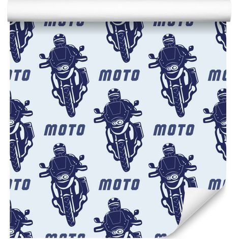 Papier peint motos modernes pour salon et chambre 50x1000 cm (1/5)