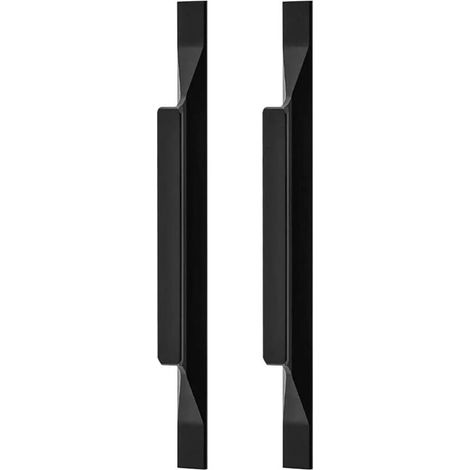 2x European Aluminum Alloy Handles for Kitchen Cabinets, Wardrobe Pulls, Total Length 160mm, Hole Distance 96mm (1/5)