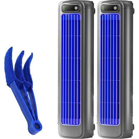 Portable Tower Fans, USB Rechargeable, 3 Speeds, For Office (1/5)