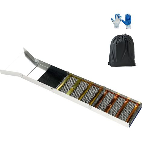Mophorn Kit di prospezione per oro 1270mm 2 in 1 pieghevole, attrezzatura mineraria portatile in lega di alluminio con zaino a coulisse e guanti, canaletta per ricerca oro in acqua (1/5)