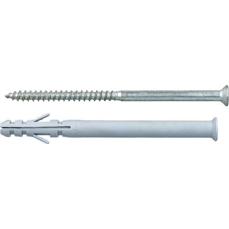 Tasselli in nylon prolungati Diam. 8 x 80 con vite TPS - 6 pz.
