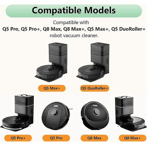 Ersatzteile für Roborock Q5 Pro, Q5 Pro+, Q5 Max+, Q5 DuoRoller+, Q8 Max und Q8 Max+ (Plus) Saugroboter (1/4)