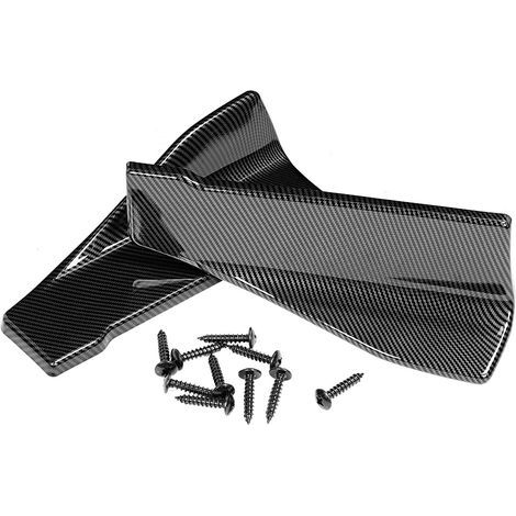 EBTOOLS für Minigone Laterali für Heckstoßstangenlippe 35 cm Seitenschweller aus Kohlefaser, universelle Seitenschweller/Heckstoßstangenlippe Trennflügel (1/5)