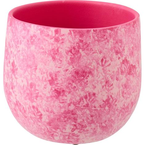 Cache-Pot en Céramique "Sienne" 23cm Rose (1/3)