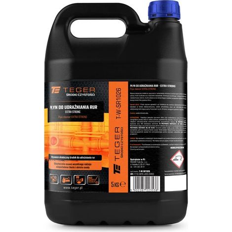 Detergente per scarichi extra forte 5 kg / teger (1/2)