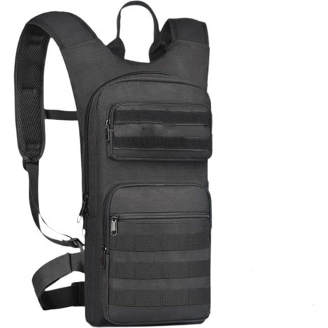 Hydration Backpack for Cycling, Climbing, Skiing, Jogging and Fitness, Black (1/5)