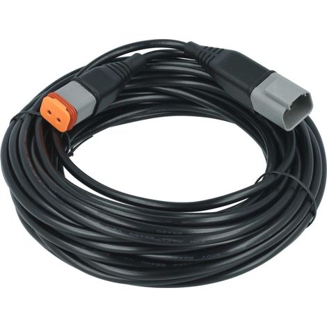 vhbw Extension Lead for RTK Base Stations compatible with Mammotion LUBA 2 AWD 2025 Lawn Mower Robot - 10 m