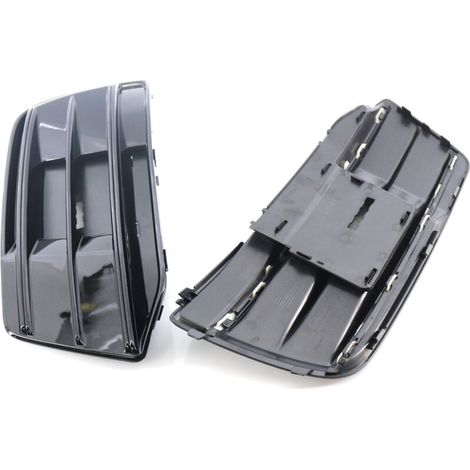 Enjoliveurs de feux antibrouillard et garniture chromée de la grille des feux de pare-chocs avant pour les modèles de base Audi Q5 S-LINE 2018-2022. (1/2)