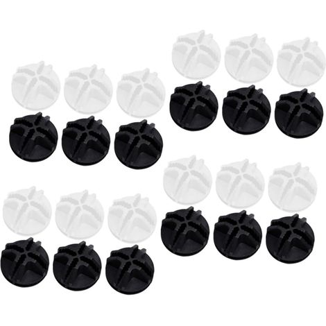 Pack of 30 Plastic Cage Connectors for Pet Cages and Playpen, Robust Buckles for Guinea Pigs, Cage & Small Animal, Run Accessories, 1.46 x 1.46 x 0.59 Inches (1/5)