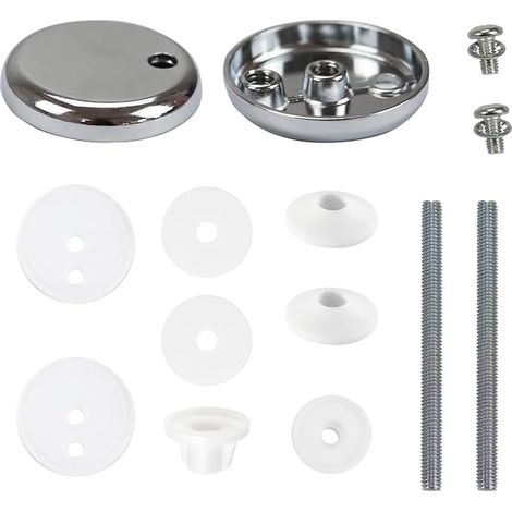 Toilet Seat Fixing, Screws & Accessories Replacement for Toilet Seat with Hinges (1/5)