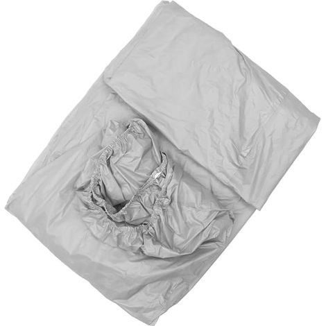 Housse de Voiture Protège la Poussière Pluie en Peva Argentée Taille XL Protection UV et Imperméable, Respirante pour Usage Extérieur et Intérieur (1/5)