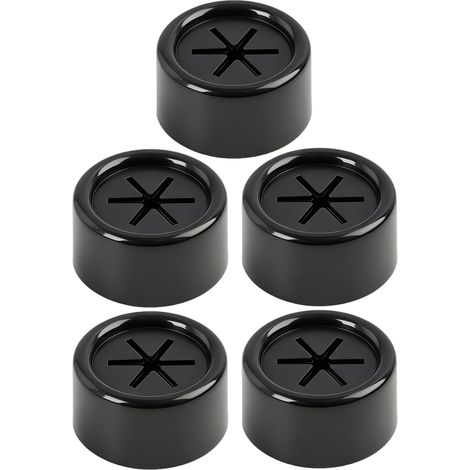 Lot de 5 Porte-serviettes, Fixation Adhésive Sans Perçage, Support Torchon Cuisine, Accessoire Camping-car, Noir (1/5)