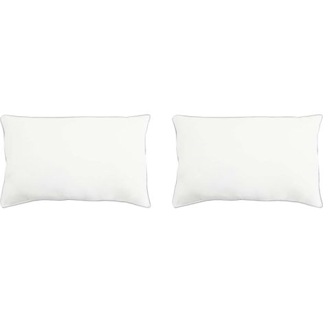 Almohada 2 pcs Blanco 60 x 70 cm Fibra de bambú vidaXL (1/5)