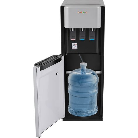 Dispensador de agua con grifos para agua caliente, tibia y fría dispensador de agua con llenado por la parte inferior dispensador de agua con llenado por la parte inferior para el hogar o la oficina (1/5)