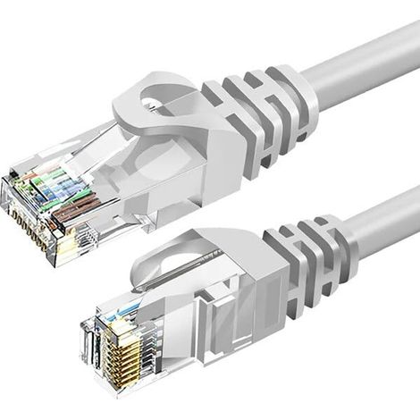 Cable de Red RJ45 UTP Nanocable 10.20.0405 Cat.6/ 5m/ Gris (1/5)