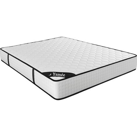 Set 160 x 200 cm rete letto imbottita + materasso molle insacchettate 7 zone e memory foam sp.22cm - LUREAN di YSMÉE (1/3)