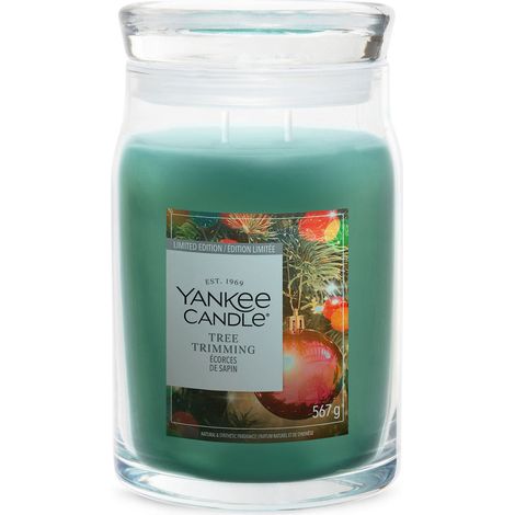Candela Grande Signature Tree Trimming Verde Yankee Candle