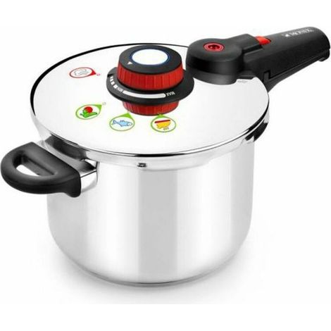 Autocuiseur super rapide 4+6L en acier inoxydable Monix M790005