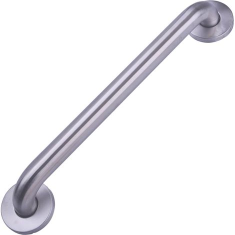 Barra de seguridad robusta de acero inoxidable para baño, 40 cm de largo