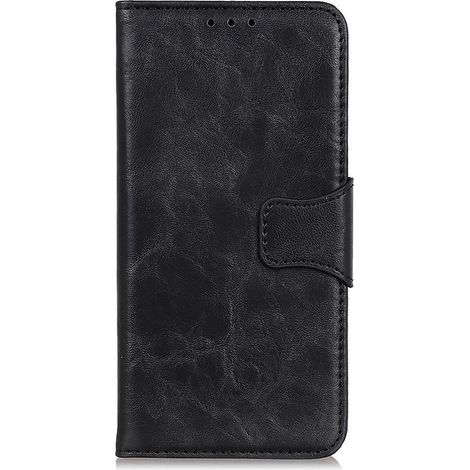 Étui portefeuille pour Motorola Moto G8 Play - Noir - Coque avec rangement cartes (1/5)