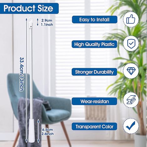 30CM fiberglass curtain rod/swivel rod, fiberglass curtain hanging rod, Venetian blind/swivel rod (1/5)