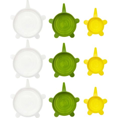 Emballage alimentaire pour fruits et légumes (Lot de 9) (1/4)