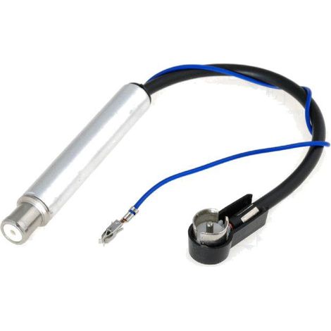 Adaptateur antenne amplifie ISO F ISO M coude compatible avec Audi ap97 Seat av02 VW ap97