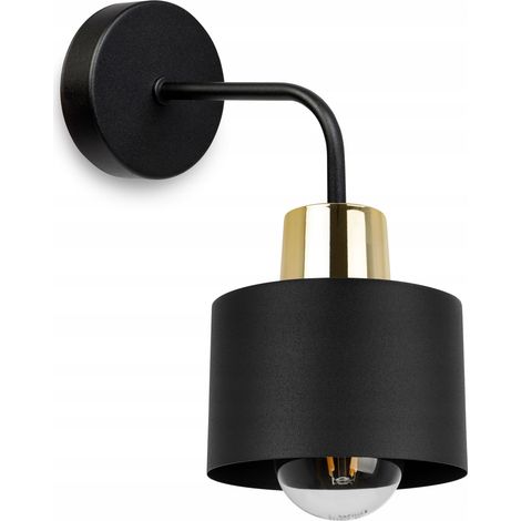 LAMPADA DA PARETE, LAMPADA QUADRATA, LAMPADA DA SOFFITTO, LAMPADA LED NERA