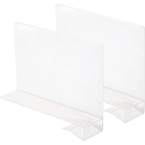 Séparateurs d'étagères de placard, accessoire pratique, 18,8 x 4,1 x 14 cm, résistants