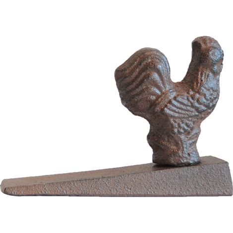 Bloque porte coq fonte 11x3x8cm (1/2)