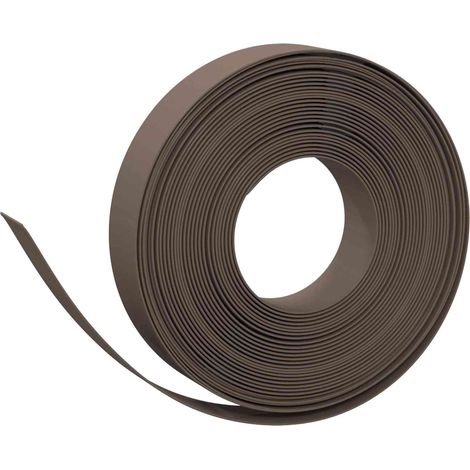 Garden Edging 25 m 10 cm PE Brown vidaXL
