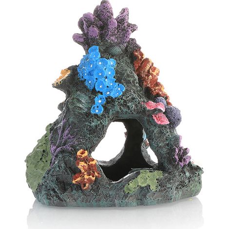 Décoration En Résine Pour Aquarium - Caverne Aquatique Artificielle - Pour Bassin D'eau Douce Eau Salée Et Tropical - 1 Pièce (1/5)