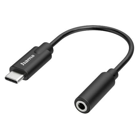 Hama USB 2.0 Adaptateur [1x USB-C® mâle - 1x Jack femelle 3.5 mm] (1/2)
