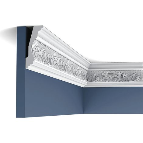 C201 premium orac coving moulding – 2m length – 11.5cm high – 5cm projection – Flexible option for curved walls (1/5)