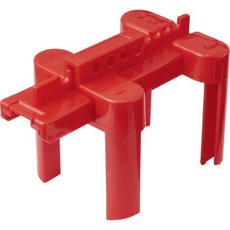 Sygonix SY-6872674 Verriegelung 98 mm Rot Kugelhahn DN8-DN80 (1/5)