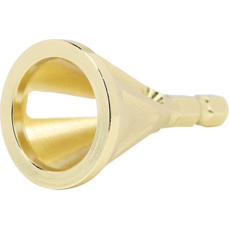 Outil d'ébavurage pour chanfreinage externe, outil pour acier à matrice, tige hexagonale dorée (1/5)