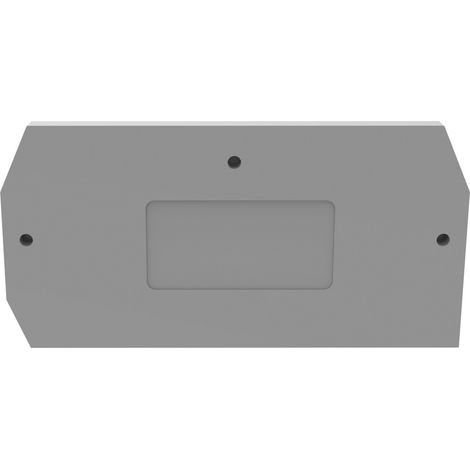 Degson D-WS1.5-01P-11-00A(H) Plaque d'extrémité et intermédiaire gris 1 pc(s) Q232732