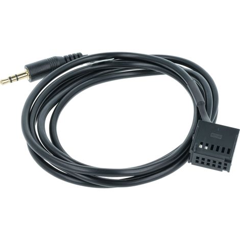 vhbw AUX Audio Adapter Cable Radio (90 cm) compatible with Ford MY2004+, Ka, Galaxy, Focus, Fiesta, Mondeo Car, Car Radio