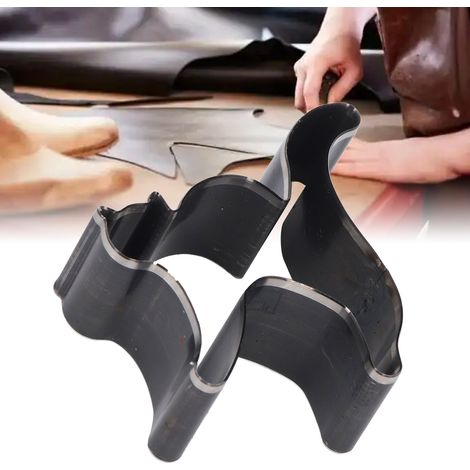 Moule à ciseaux à main en forme de tête de chat de 60 mm, moule de découpe perforé pour cuir, moule de découpe par pression pour fixer un moule de découpe en cuir en forme de chat (1/5)