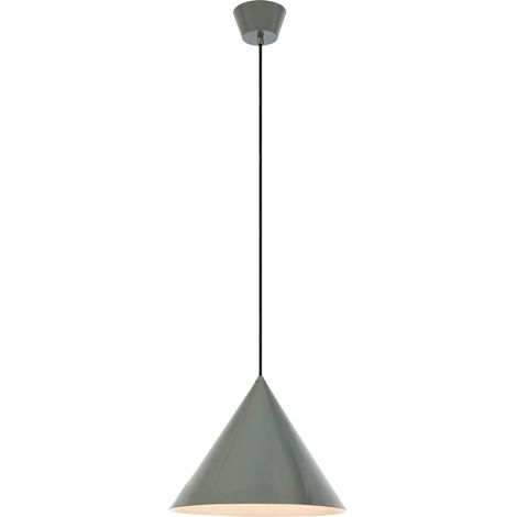 Plafonnier metal gris culot e27 diametre 38 cm - markslojd - tip 224314260 224314260 (1/3)