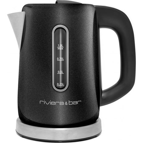 Bouilloire inox 1 L à température réglable Noir nacré BBT359