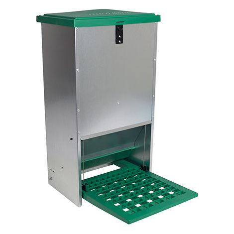 Tolva exterior self-service - Comedero automático para gallinas y otras aves de corral - 20 KG