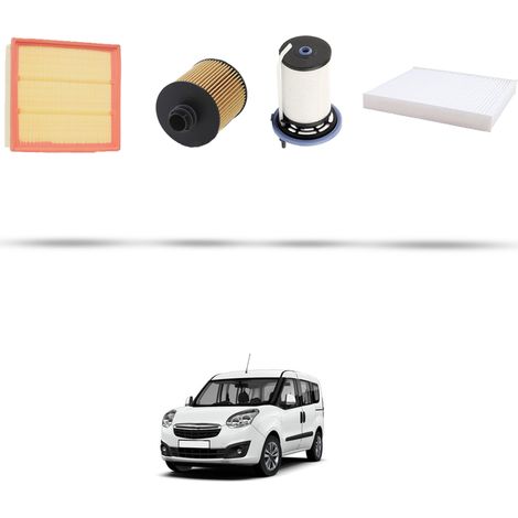 Kit tagliando 4 filtri compatibile con Opel Combo D 1.6 CDTI 74kw Dal 2012 (1/5)