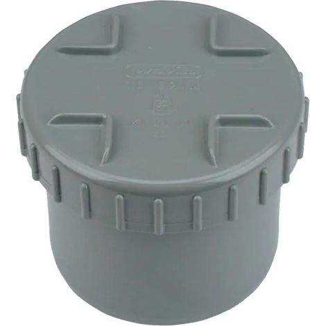 Wavin Zugangsklappe PVC D125 grau langlebig und effektiv