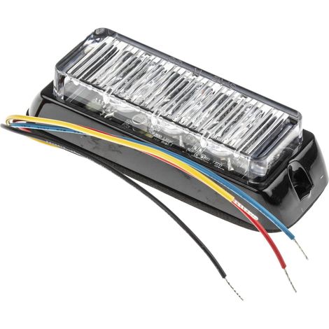 Module d'éclairage clignotante à LED Rouge RS PRO, 12 V c.c. 24 V c.c. ( Prix pour 1 ) (1/3)